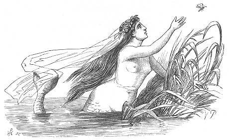 Early illustration of The Little Mermaid by Vilhelm Pedersen